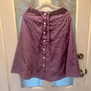 Copley Square Ltd. Vintage purple cotton blend skirt